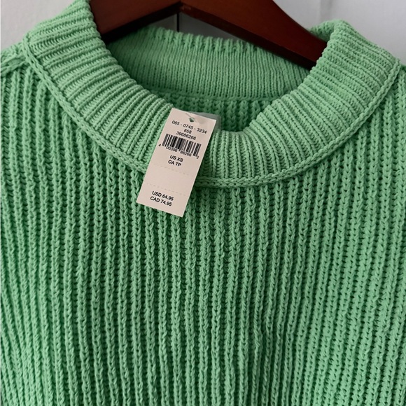 Aerie Women’s Green Oversized Lounge Sweater Size XS - Picture 2 of 8